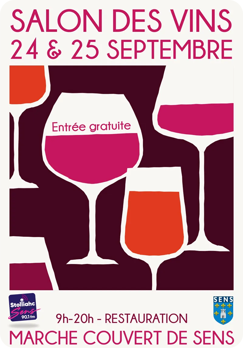 Salon des Vins 24 et 25 septembre 2026 au Marché Couvert de Sens